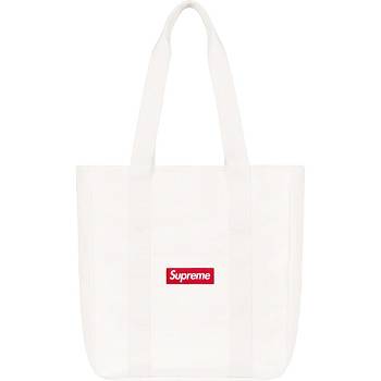 Bolsas Supreme Canvas Tote Blancas | Supreme 463OR